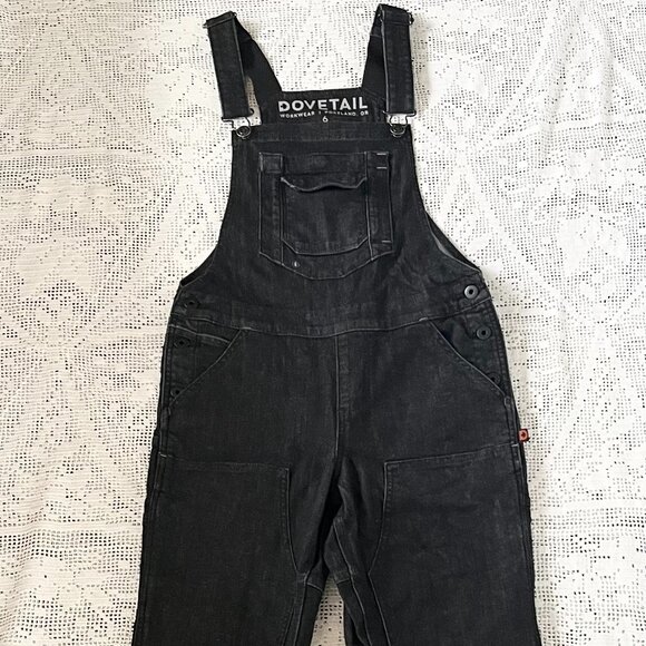 Dovetail Workwear Pants - DOVETAIL Workwear Charcoal Denim Overalls